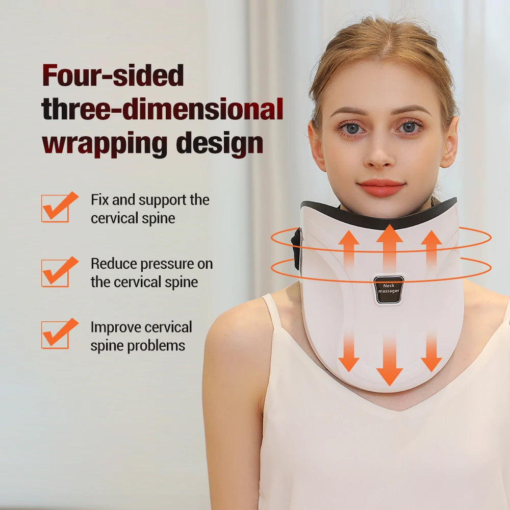 electric cervical traction neck massager