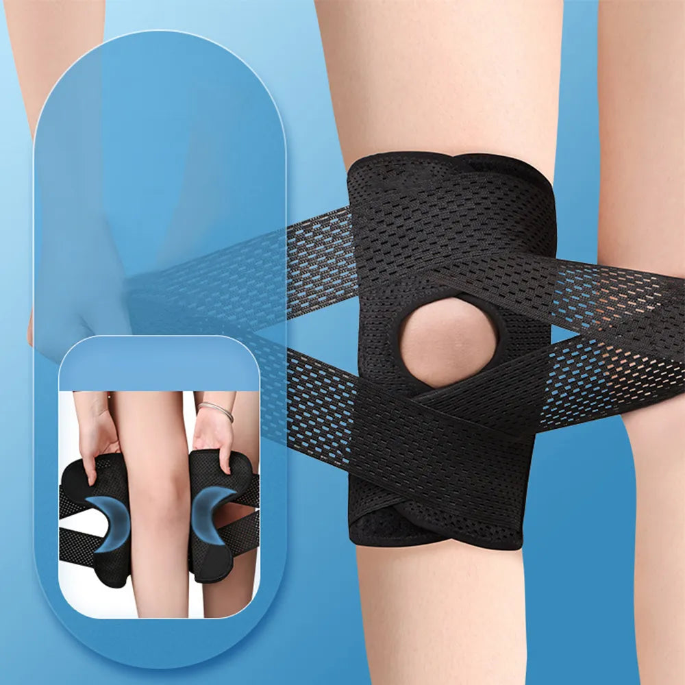 pressurized elastic knee pads