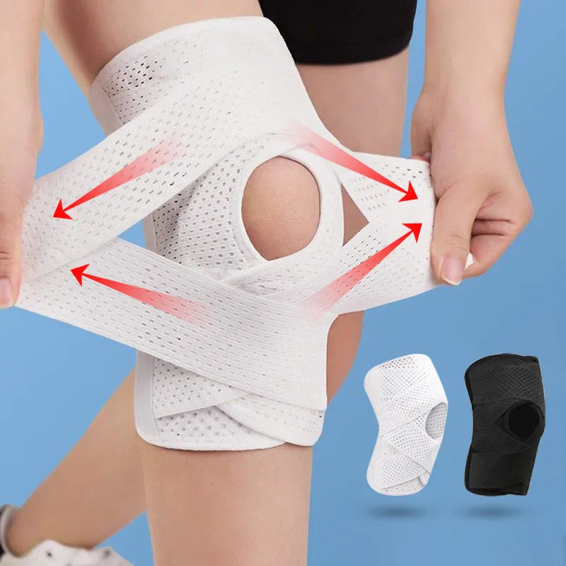 pressurized elastic knee pads