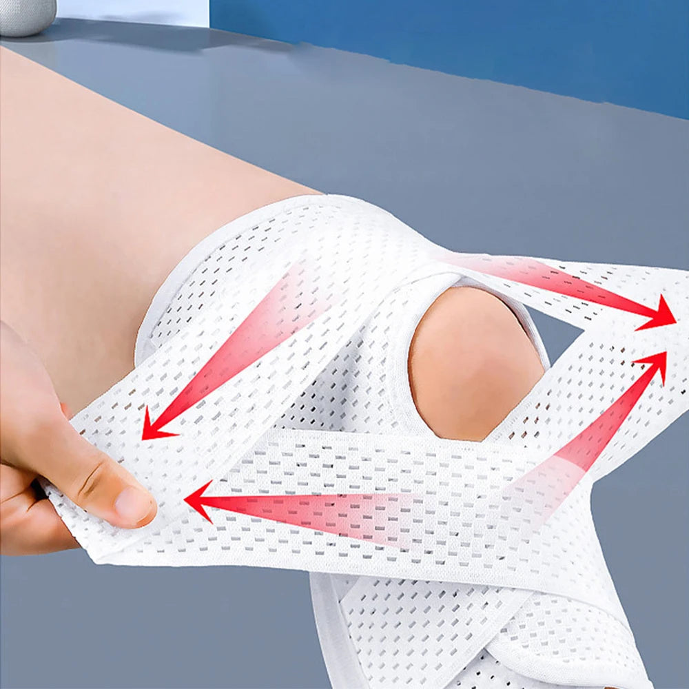 pressurized elastic knee pads